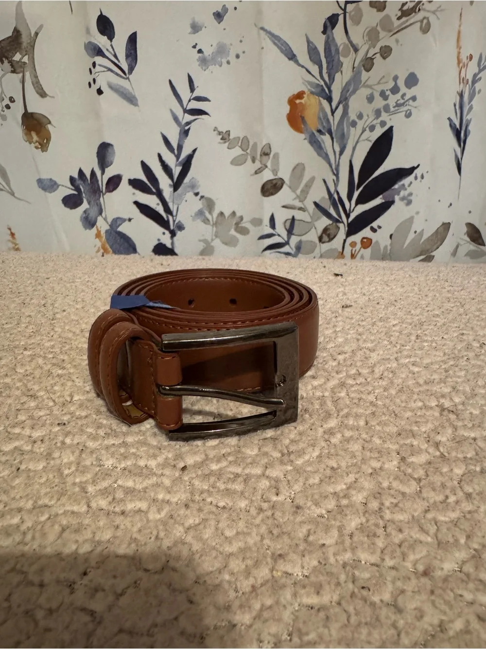 Classic Men’s Leather Belt - Brown Size 38